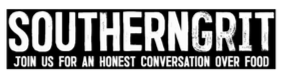 SOUTHERNGRIT logo with tagline on a black background